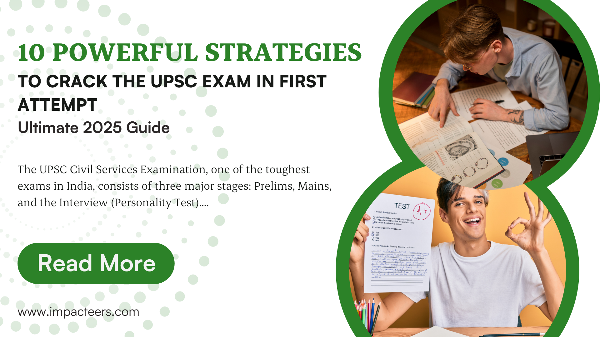 UPSC exam First Attempt