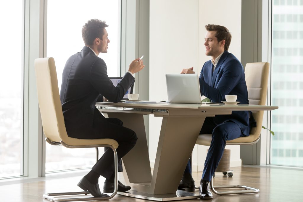 Successful entrepreneurs analyzing perspectives Top skills companies - 3