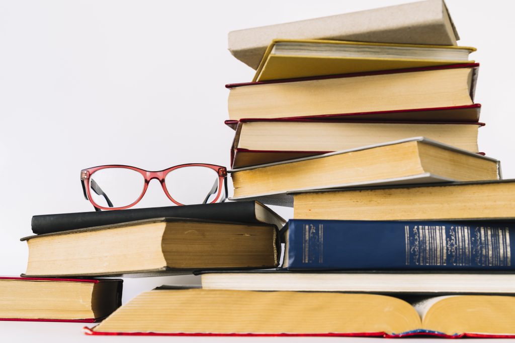 front-view-book-pile