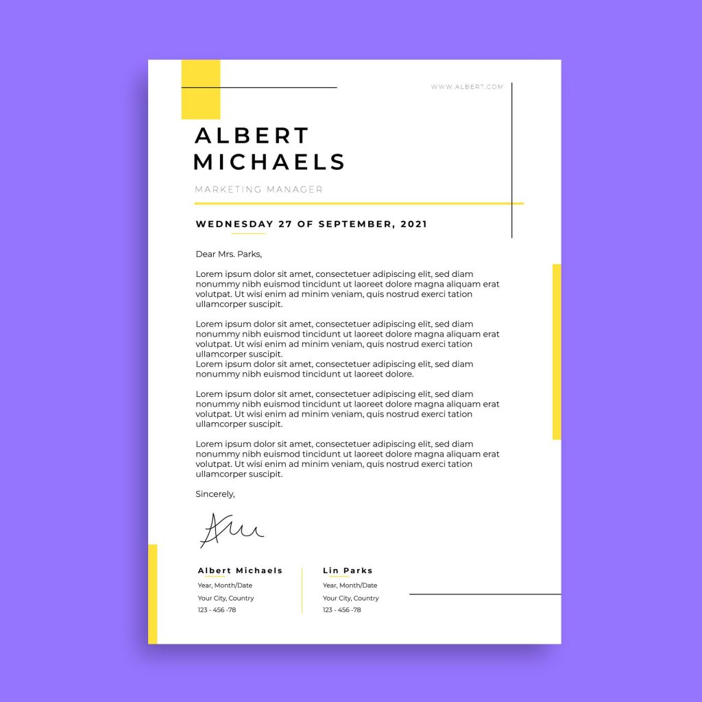 cover letter examples