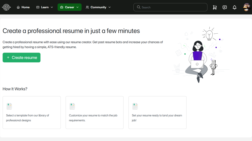 impacteers resume builder